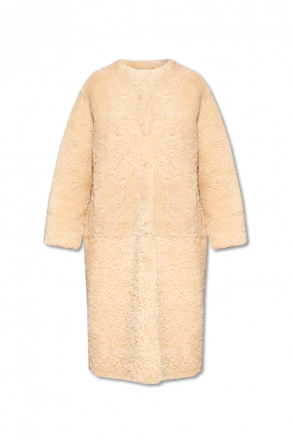 Cream Shearling coat Chloé - Vitkac Canada